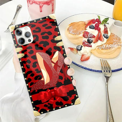 Compatible with iPhone 12 Pro Max Case, Elegant High Heels Luxury Golden - Image 5