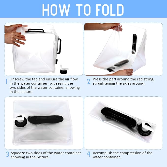 Reallnaive 3 Pcs Collapsible Water Container - Image 4