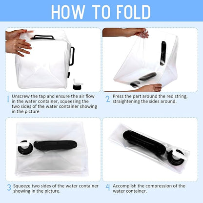 Reallnaive 3 Pcs Collapsible Water Container - Image 4