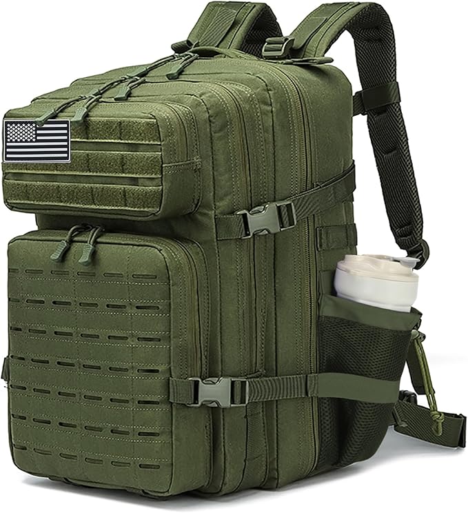 Military Tactical Backpack 45L/25L 3 Day Assault Pack Molle Daypack Hiking by W+WINTMING