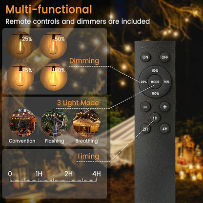 Patio Lights, 100FT Patio Lights - Image 3