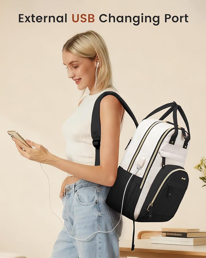 LOVEVOOK Backpack for Women, Laptop Backpack Women, Fits 17 Inch Laptop Bag - Image 2