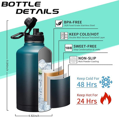 Half-gallon Insulated Water-Bottle - Image 4