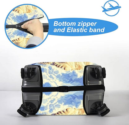 Luggage Cover Protector for 22-24 Inch Suitcases, TSA Approved Elastic Travel - Image 5