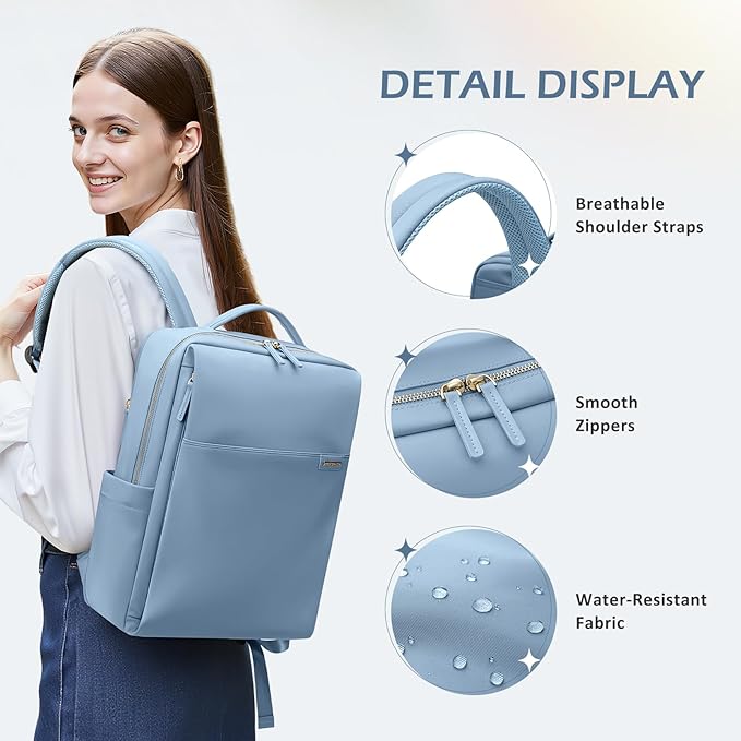 Laptop Backpack for Women, Work Business Traval Computer Backpacks - Image 7