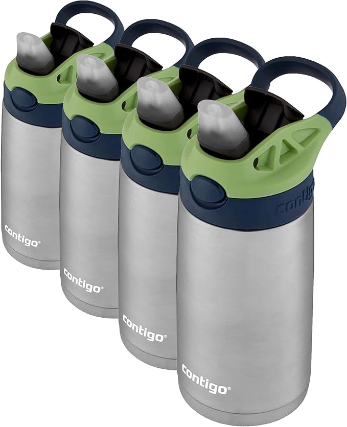 Contigo AUTOSPOUT Camping Hydration Thermal Bottle 1 Count Blueberry/Green Apple by Contigo