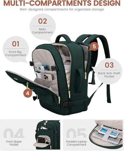 LOVEVOOK Carry On Travel Backpack - Image 4