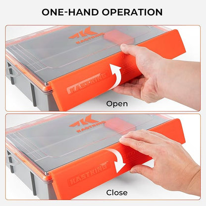 KastKing HyperSeal Waterproof Tackle Box, 3700 Deep Tackle Trays, Fishing - Image 7