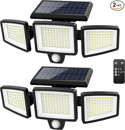 Tuffenough Solar Outdoor Lights 2500LM 210 LED Security Lights by SolarOutdoorLights