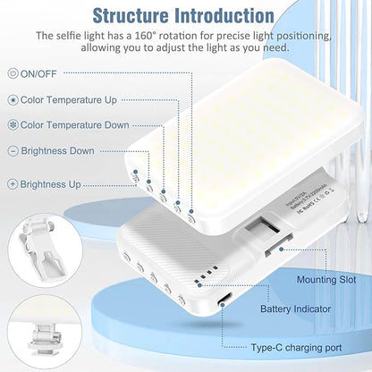 ALTSON 60 LED Portable Selfie Light Video Conference Lighting - Image 4