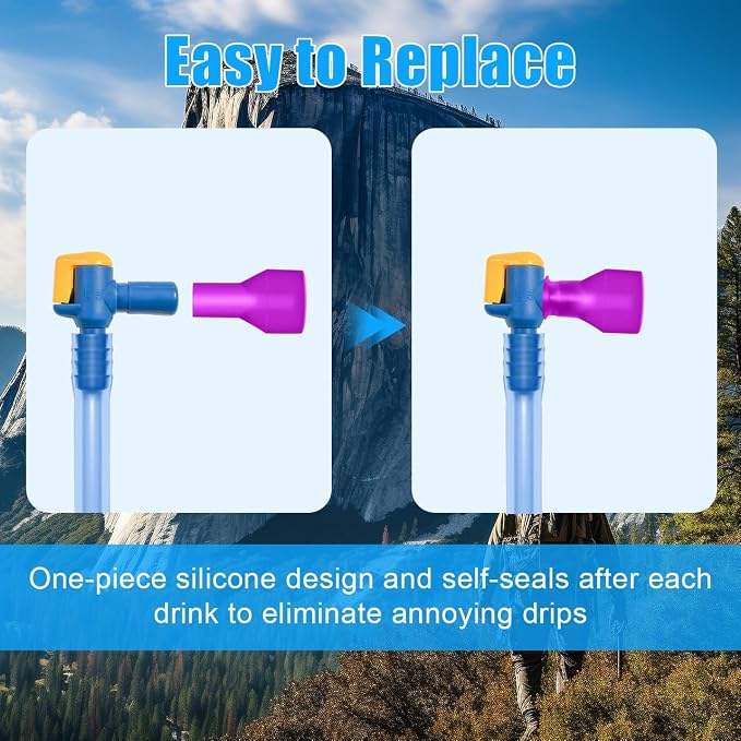 Big Bite Valve Replacement Mouthpiece Water Hydration Bladder Valve 4 Pack - Image 5