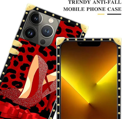 Compatible with iPhone 13 Pro Max Case, Elegant High Heels Luxury Golden - Image 4
