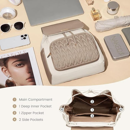 LOVEVOOK Backpack Purse for Women, Small Backpack for Women for Travel Work - Image 4