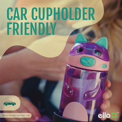 Ello Ellies 16oz Plastic Kids Water Bottle - Image 7