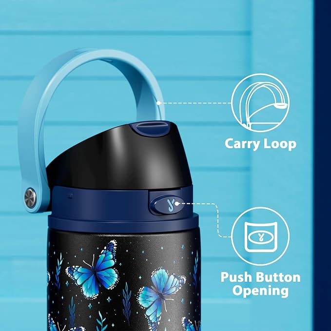 24 oz Insulated Water Bottle for Women: Meoky Glow in the Dark Water Bottle - Image 5