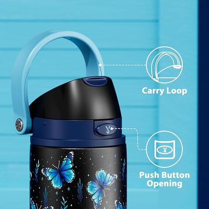 24 oz Insulated Water Bottle for Women: Meoky Glow in the Dark Water Bottle - Image 5