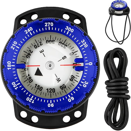 Scuba Dive Compass, Waterproof 5ATM Marine Navigation Wrist Compass by OVOVFANY