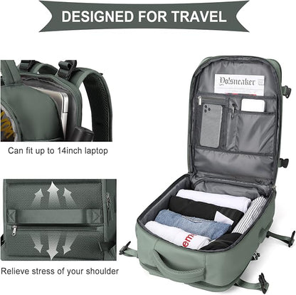 WONHOX Large Travel Backpack Carry on Flight Approved Laptop Work Business - Image 8