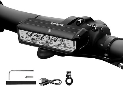 Suruid Super Bright LED Bike Light, USB Rechargeable Bicycle Headlight by SURUID