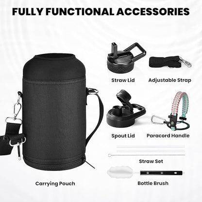 RAYMYLO Insulated Water Bottle 64 oz, Triple Wall Vacuum Stainless Steel - Image 6