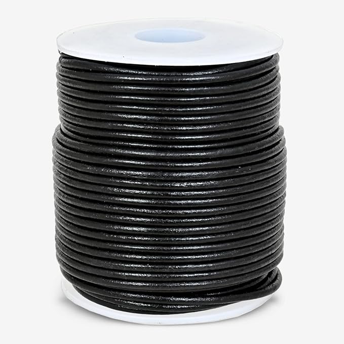 GENIQUE Real/Genuine Round Leather String Cord - Image 2