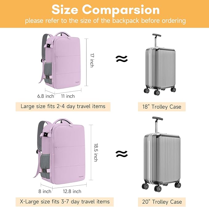 Taygeer Travel Backpack for Men Women, Airline Approved Underseat Personal Item - Image 6