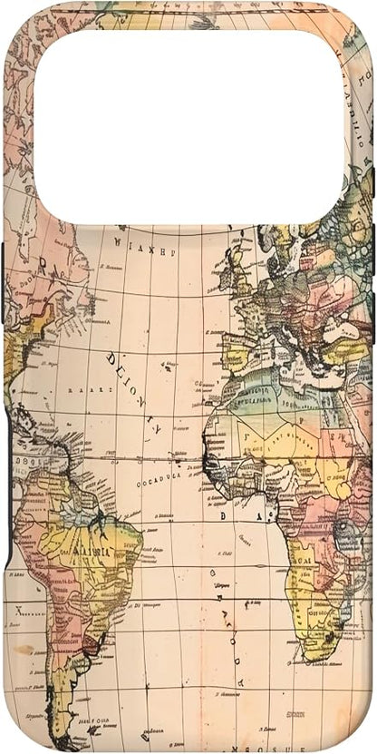World Map, Old Map of The World Case by Unknown