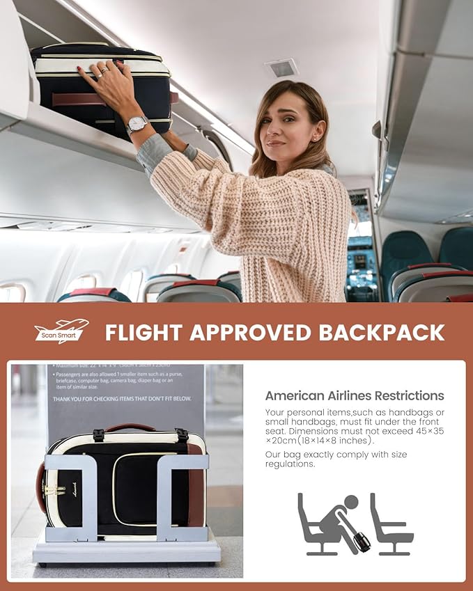 LOVEVOOK Carry On Travel Backpack - Image 2