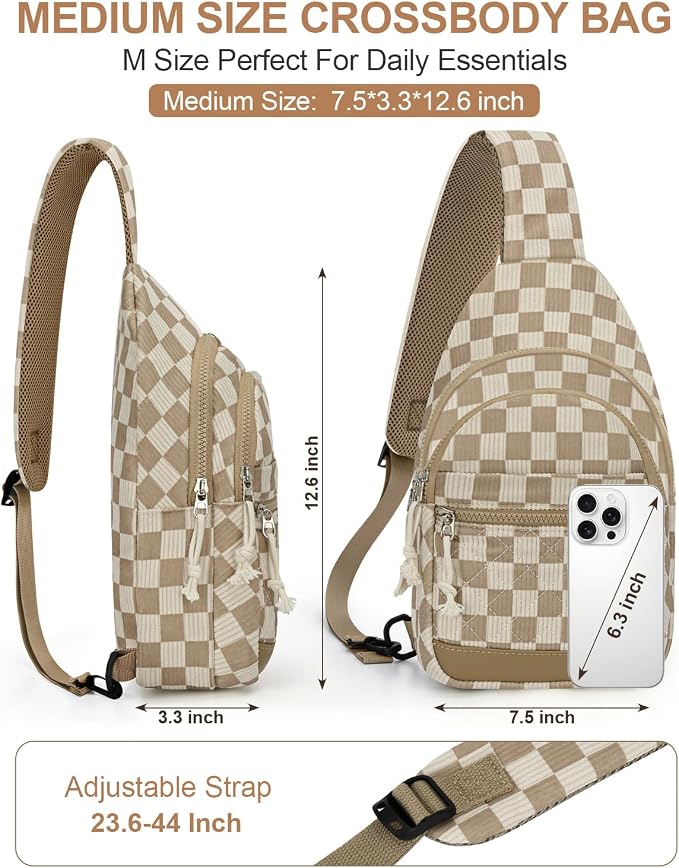 Capolo Sling Bag for Women Men Waterproof Crossbody Bags for Women Trendy - Image 3