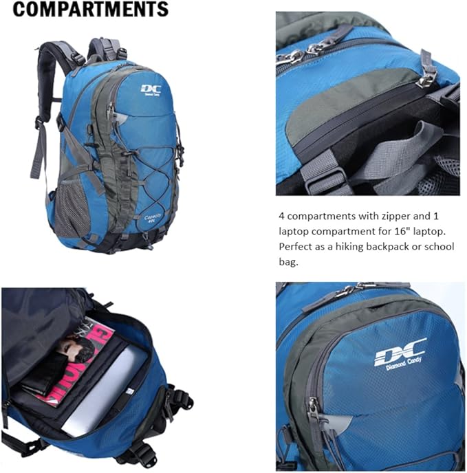 Diamond Candy Waterproof Hiking Backpack - Image 4