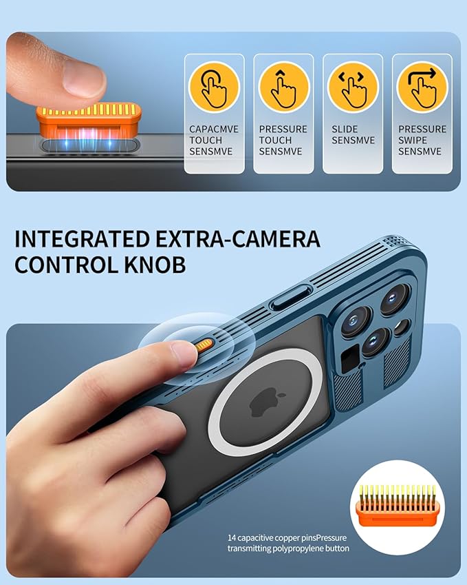 Lanhiem Magnetic for iPhone 16 Pro Case, IP68 Waterproof Dustproof Case - Image 4