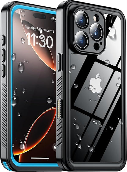 SPIDERCASE for iPhone 16 Pro Max Case Waterproof, Built-in Screen & Camera by SPIDERCASE
