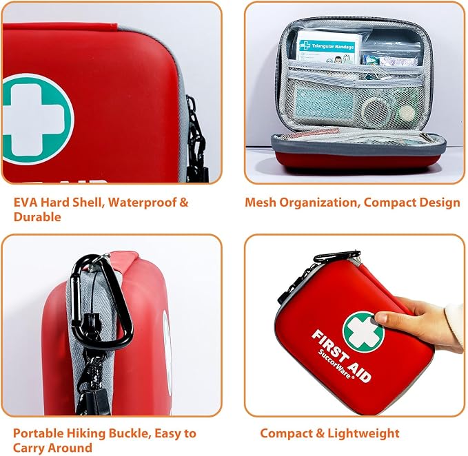 SuccorWare 150 Pieces Mini First Aid Kit - Image 4
