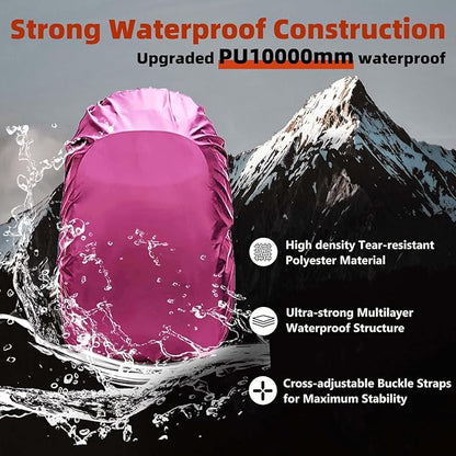 Frelaxy Waterproof Backpack Rain Cover, 10000mm Waterproof Level, Upgraded - Image 3