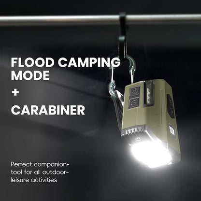 Hopedone LED Hard Hat Light, 800Lumens Rechargeable Dimmable Clip on Cap Lights - Image 7