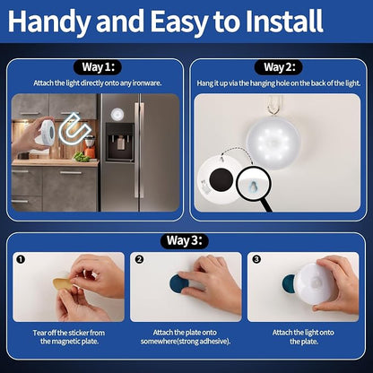 RGB LED Rechargeable Motion Sensor Light Indoor - Image 6