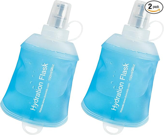CLINTT 150ml Soft Flask, Foldable Running Water Bottle, TPU Folding Soft Water by CLINTT