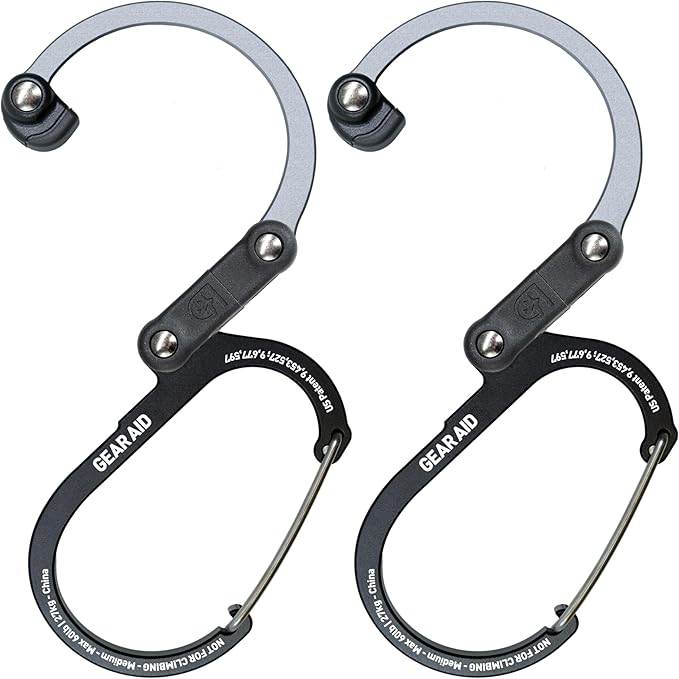 GEAR AID HEROCLIP 360° Swivel Carabiner Gear Clip and Hook by GEARAID