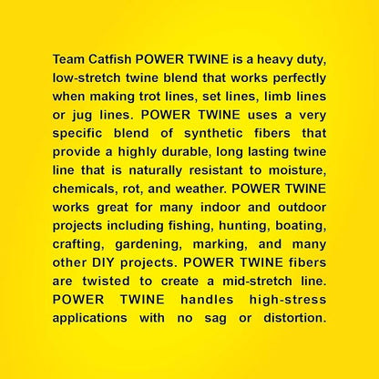 TEAM CATFISH Power Twine – 100% Nylon Bank Line - Image 6