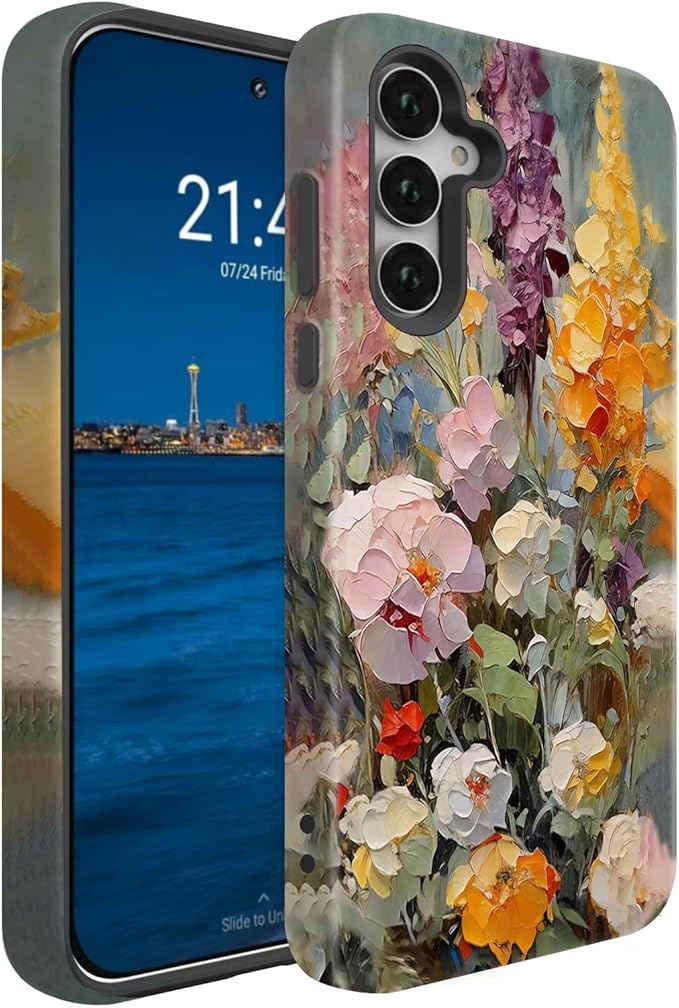 Compatible for Samsung Galaxy A16 5G Case, Dual Layer Heavy Duty 2 in 1 by BSMOSPER