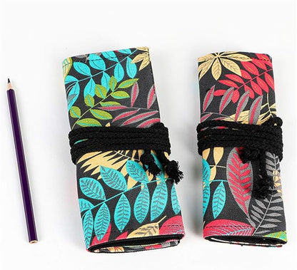 Funny live 24/36/48/72 Slots Colored Pencil Wrap Roll up Pen Holder Case - Image 4