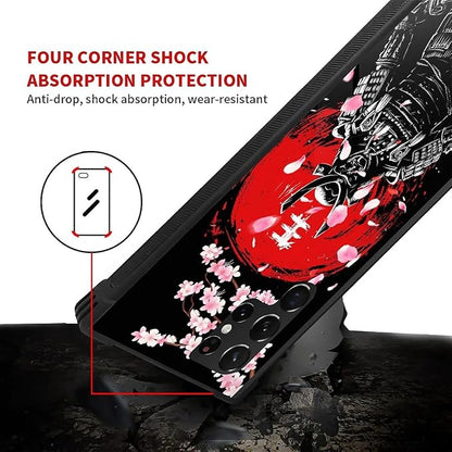 for Samsung Galaxy S23 Ultra Case, Sakura Japanese Samurai Pattern Graphic - Image 6