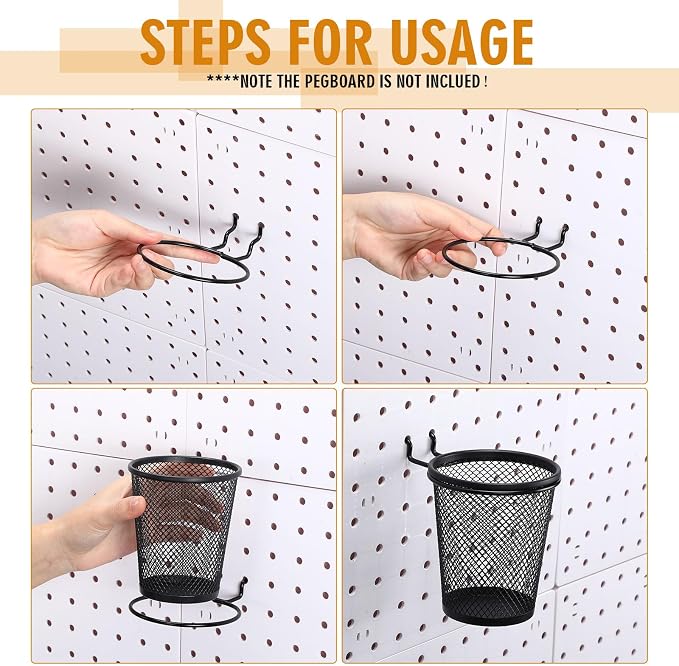 Spakon 6 Sets Pegboard Cups - Image 3