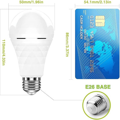 Neporal A19 Rechargeable Light Bulbs, Socket Rechargeable Emergency Light Bulb - Image 7