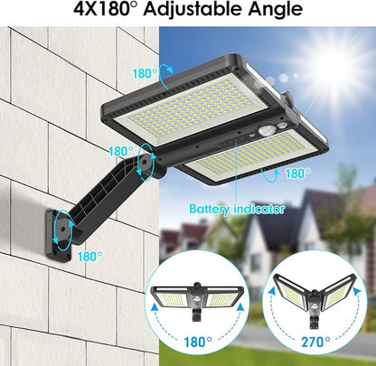 ropelux Solar Outdoor Lights, 6000LM Motion Sensor Outdoor Light Double Big - Image 7