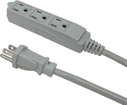 Woods Light Duty Extension Cord, 16 Gauge, 3 Conductor, 3 Outlet Cord - Image 3