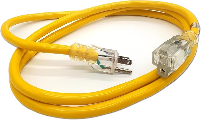 6 ft Short Outdoor Extension Cord Waterproof - Image 6