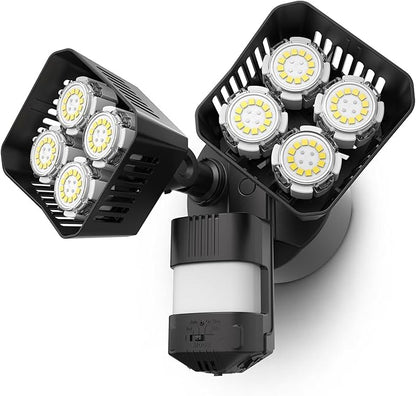 SANSI 7000LM Motion Sensor Outdoor Lights, Brightness LED Flood Lights Outdoor by SANSI