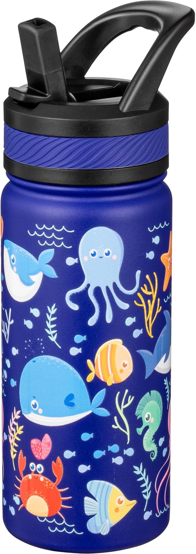 Fanhaw 18 Oz Kids Insulated Water Bottle by FANHAW