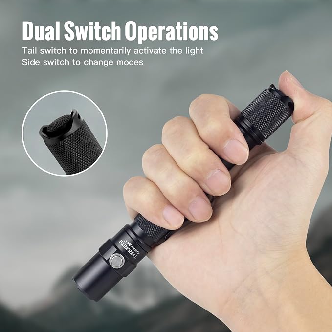 ThruNite Archer 2A C LED Rechargeable Flashlight, High 1000 Lumens AA Flashlight - Image 6